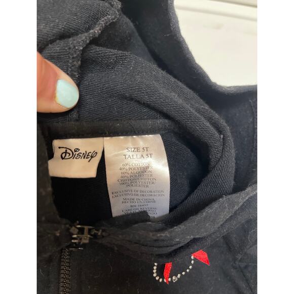 Disney Minnie Mouse Zip up ruffle jacket size 5 - Picture 2 of 5